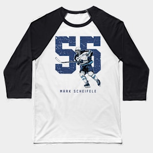 Mark Scheifele Winnipeg Grunge Baseball T-Shirt